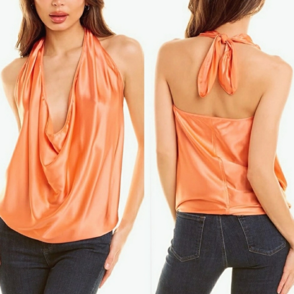 RAMY BROOK HARRIET DECO ROSE SIX WAY TOP NWT SIZE XS
